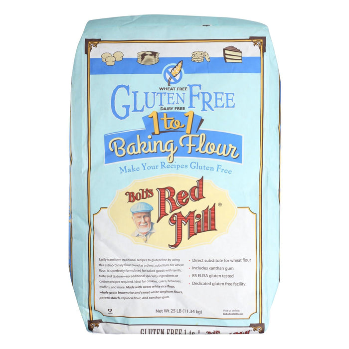 Bob's Red Mill Gluten Free 1to1 Baking Flour - Single Bulk Item - 25lb Biskets Pantry 