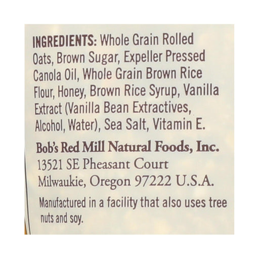 Bob's Red Mill - Gluten Free Honey Oat Granola - 12 Oz - Case Of 4 Biskets Pantry 