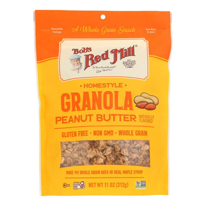 Bob's Red Mill - Granola Peanut Butter - Case Of 6-11 Oz Biskets Pantry 