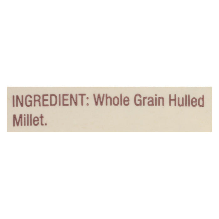Bob's Red Mill - Millet Whole Grain Gluten Free - Case Of 4-28 Oz Biskets Pantry 