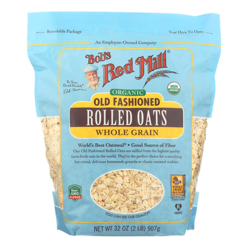 Bob's Red Mill - Oats - Organic Old Fashioned Rolled Oats - Case Of 4 - 32 Oz. Biskets Pantry 