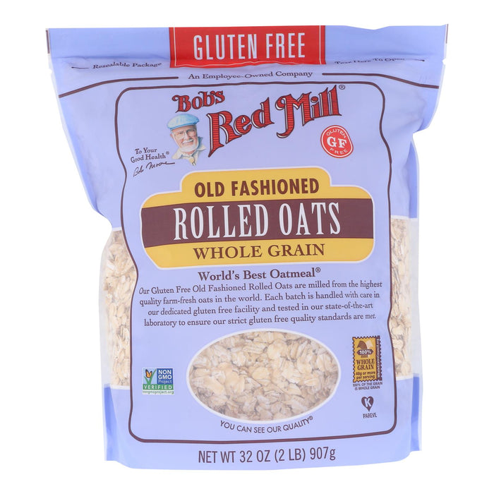 Bob's Red Mill - Old Fashioned Rolled Oats - Gluten Free - Case Of 4-32 Oz. Biskets Pantry 