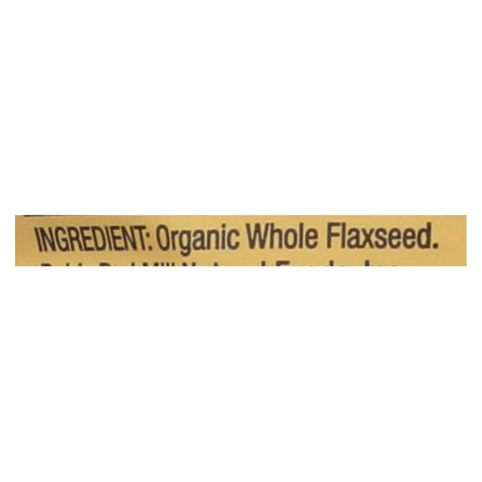 Bob's Red Mill - Organic Flaxseed Meal - Brown - Case Of 4 - 32 Oz Biskets Pantry 