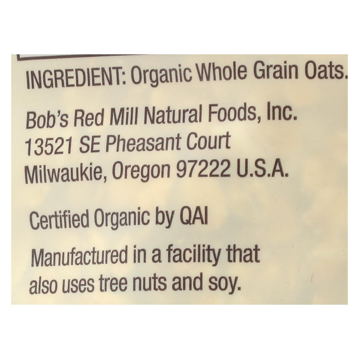 Bob's Red Mill - Organic Old Fashioned Rolled Oats - Gluten Free - Case Of 4-32 Oz Biskets Pantry 