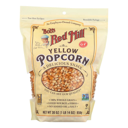 Bob's Red Mill - Popcorn - Yellow - Case Of 4 - 30 Oz. Biskets Pantry 