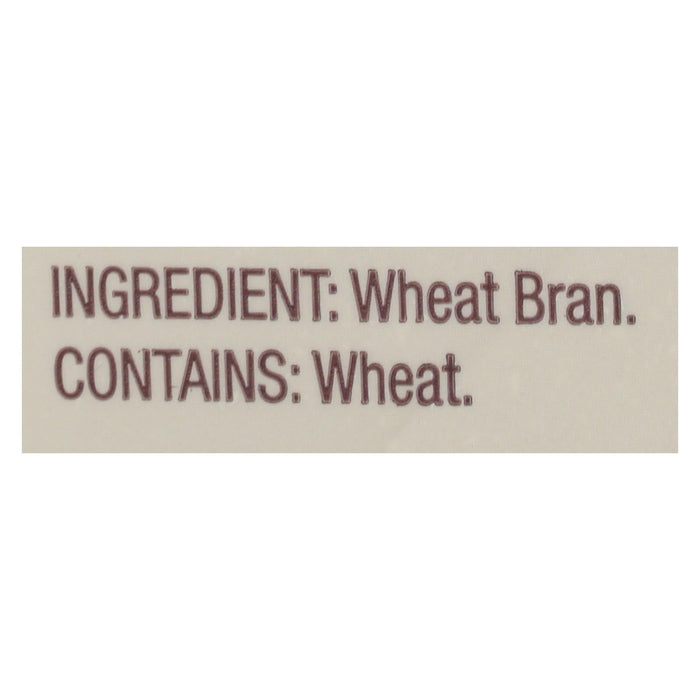 Bob's Red Mill - Wheat Bran - Case Of 4-16 Oz Biskets Pantry 