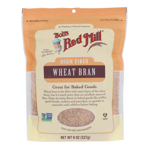 Bob's Red Mill - Wheat Bran - Case Of 4-8 Oz Biskets Pantry 