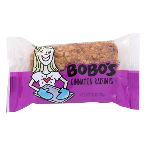 Bobo's Oat Bars - All Natural - Cinnamon Raisin - 3 Oz Bars - Case Of 12 Biskets Pantry 