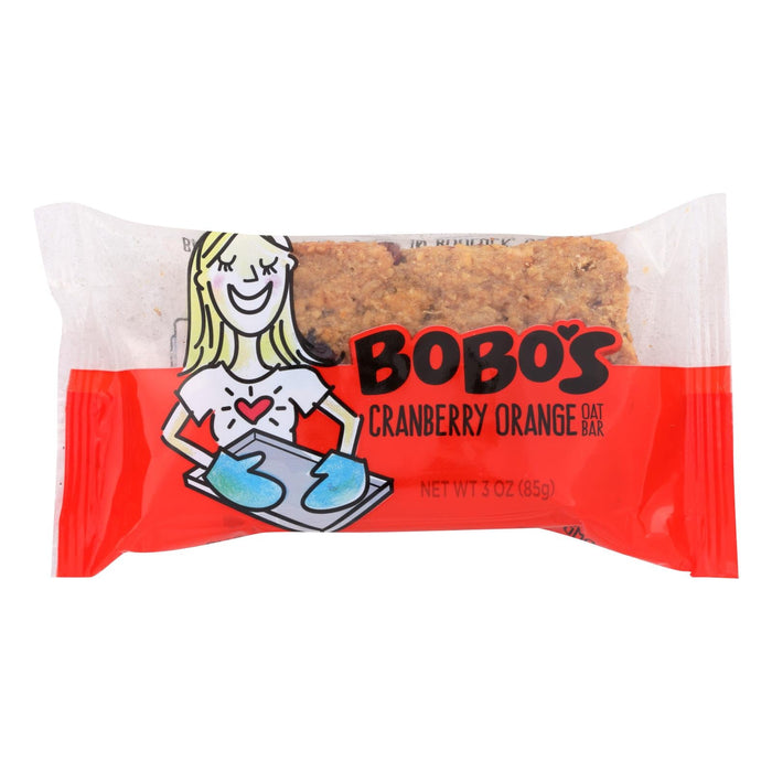 Bobo's Oat Bars - All Natural - Cranberry Orange - 3 Oz Bars - Case Of 12 Biskets Pantry 