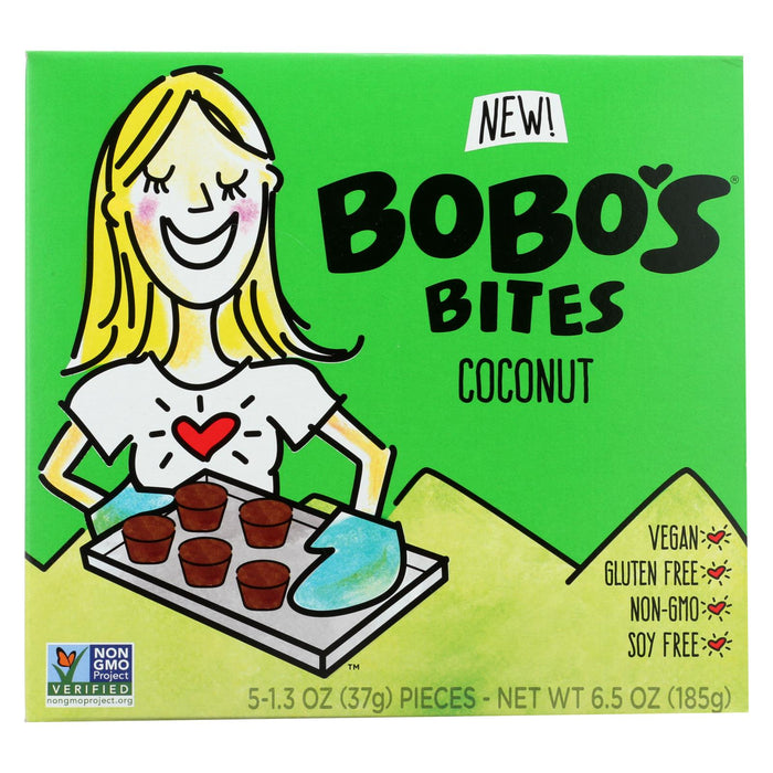 Bobo's Oat Bars - Oat Bites Coconut - Case Of 6-5/1.3 Oz Biskets Pantry 