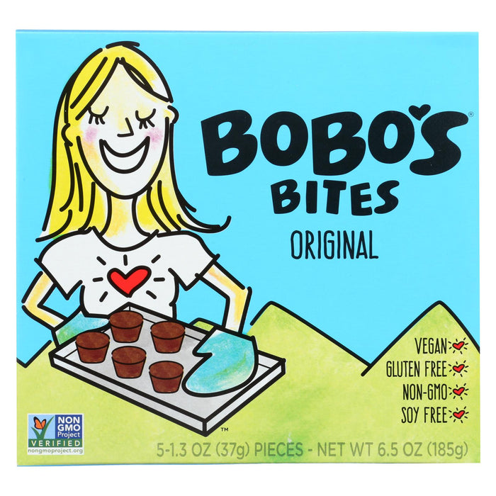 Bobo's Oat Bars - Original Bites - Gluten Free - Case Of 6 - 1.3 Oz. Biskets Pantry 