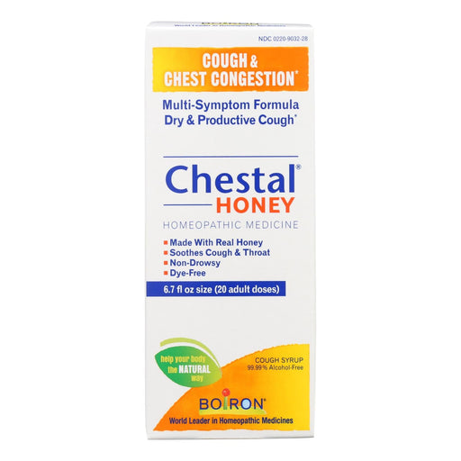 Boiron - Chestal - Cough And Chest Congestion - Honey - Adult - 6.7 Oz Biskets Pantry 
