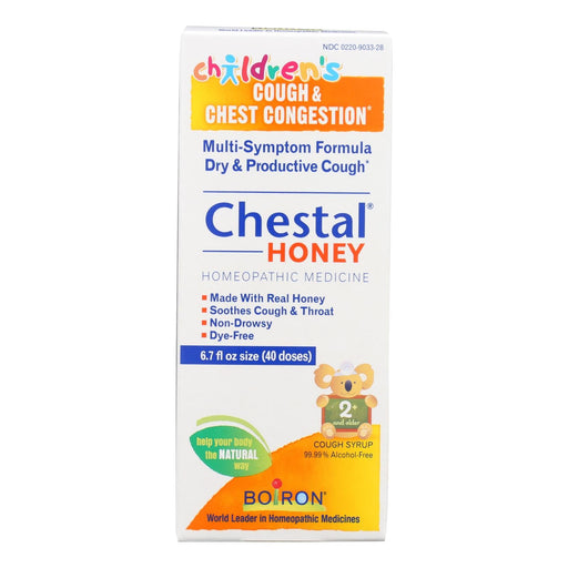 Boiron - Chestal - Cough And Chest Congestion - Honey - Childrens - 6.7 Oz Biskets Pantry 