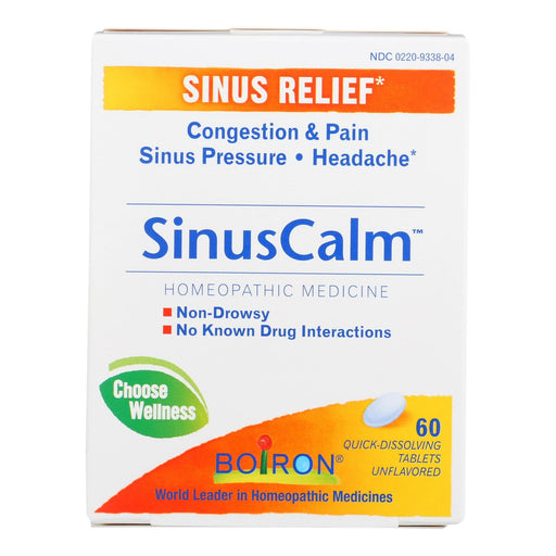 Boiron - Sinus Calm Sinus Relief - 1 Each - 60 Tab Biskets Pantry 