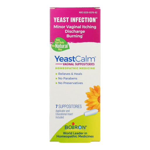 Boiron - Yeastcalm Suppositories - 1 Each-7 Ct Biskets Pantry 