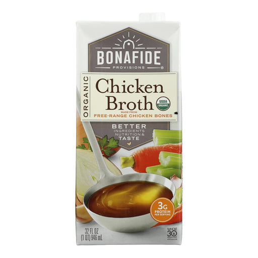 Bonafide Provisions - Broth Chicken - Case Of 6-32 Fz Biskets Pantry 