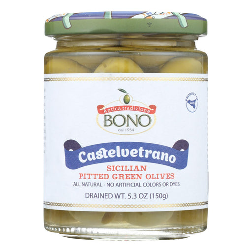 Bono - Olives Pitted Green - Case Of 6-5.3 Oz Biskets Pantry 