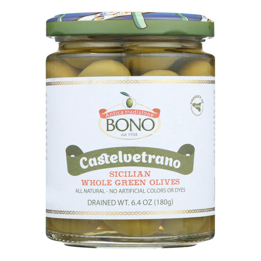 Bono - Olives Whole Green - Case Of 6-6.4 Oz Biskets Pantry 