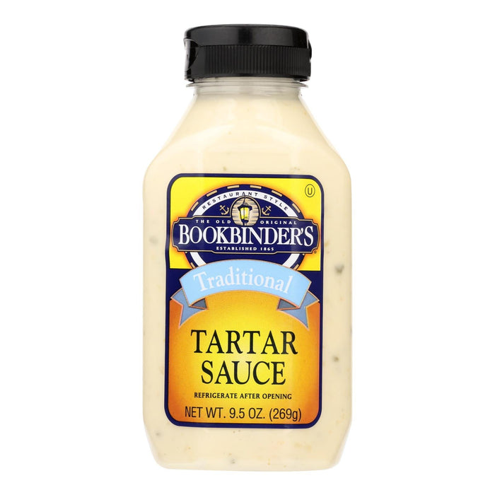 Bookbinder's - Tartar Sauce - Traditional - Case Of 9 - 9.5 Oz. Biskets Pantry 