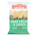 Boulder Canyon - Kettle Cooked Canyon Cut Potato Chips -sour Cream & Chives - Case Of 12 - 6.5 Oz Biskets Pantry 