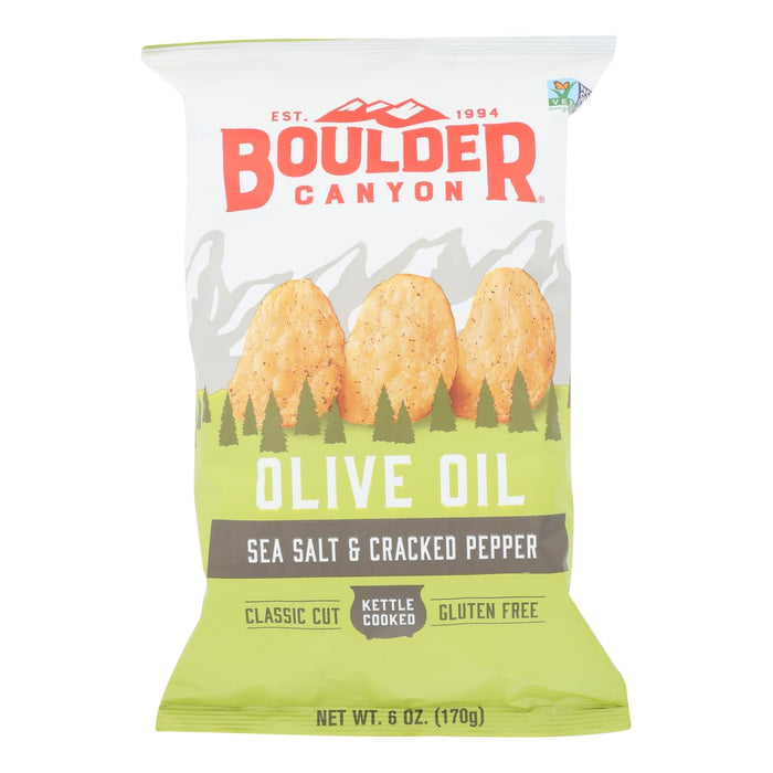 Boulder Canyon Natural Foods - Canyon Olv Oil Ss&pp - Cs Of 12-6 Oz Biskets Pantry 