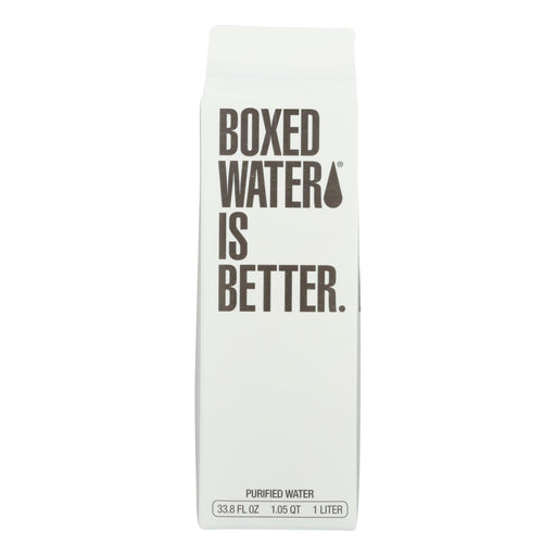 Boxed Water Is Better - Purified Water - Case Of 12 - 33.8 Fl Oz. Biskets Pantry 