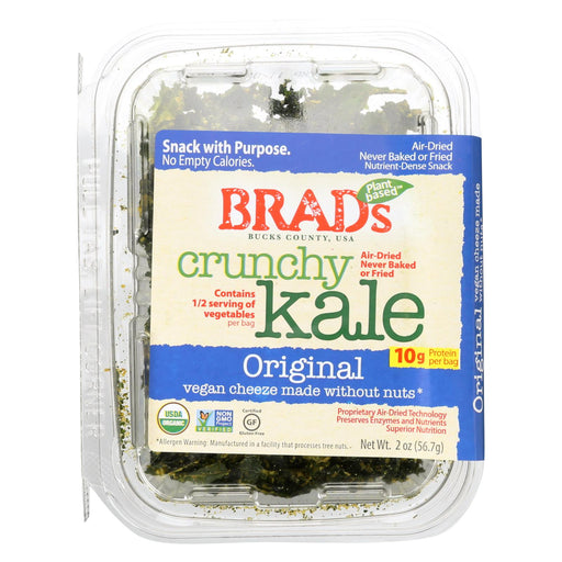 Brad's Plant Based - Crunchy Kale - Original - Case Of 12 - 2 Oz. Biskets Pantry 