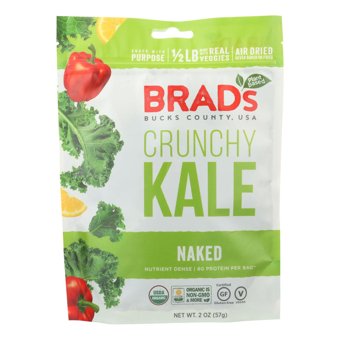 Brad's Plant Based - Raw Crunch - Naked - Case Of 12 - 2 Oz. Biskets Pantry 