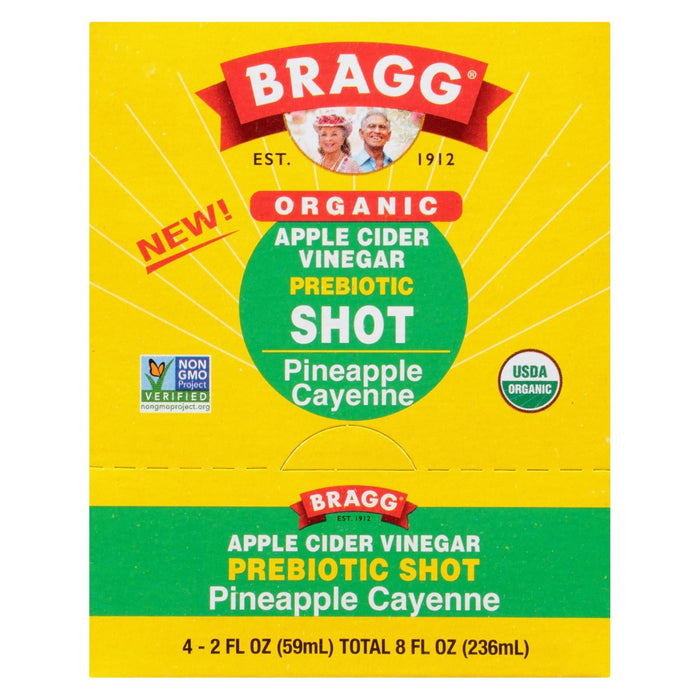 Bragg - Acv Shot Pineap Cayen - Case Of 4-2 Fz Biskets Pantry 