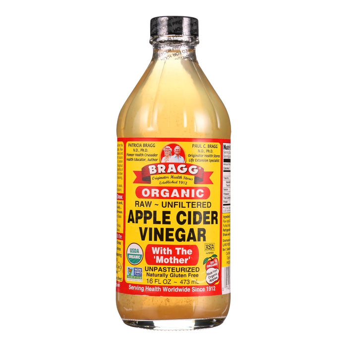 Bragg - Apple Cider Vinegar - Organic - Raw - Unfiltered - 16 Oz - Case Of 12 Biskets Pantry 