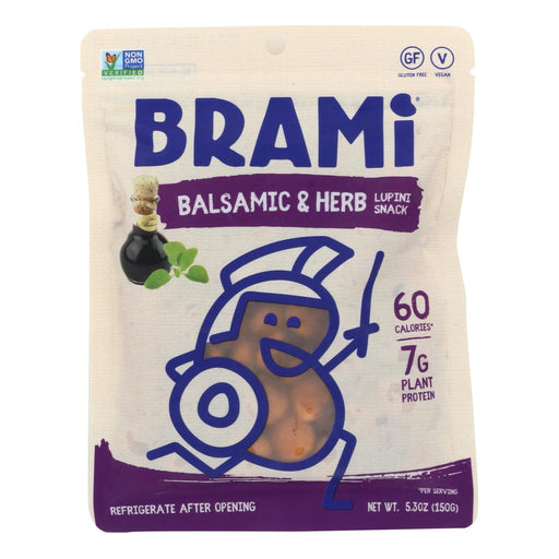 Brami Lupini Snack - Balsamic And Herb - Case Of 8 - 5.3 Oz. Biskets Pantry 