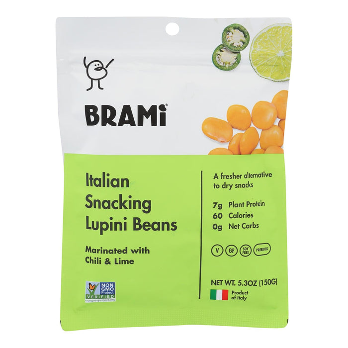 Brami Lupini Snack - Chili Lime - Case Of 8 - 5.3 Oz. Biskets Pantry 