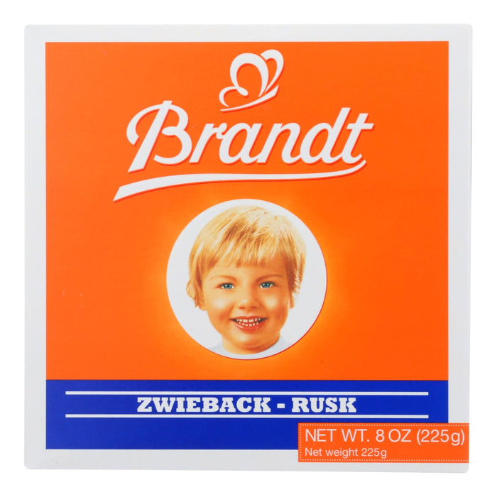 Brandt Zwieback - Case Of 10 - 8 Oz Biskets Pantry 