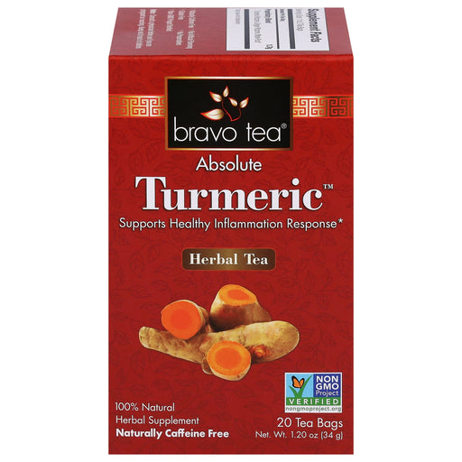 Bravo Teas And Herbs - Tea - Absolute Tumeric - 20 Bag Biskets Pantry 