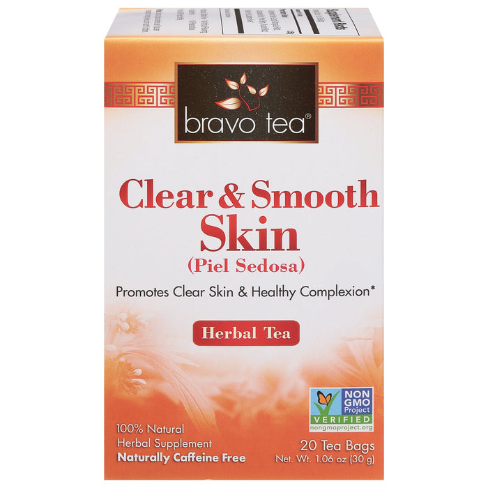 Bravo Teas And Herbs - Tea - Clear And Smooth Skin - 20 Bag Biskets Pantry 