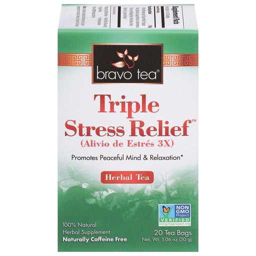 Bravo Teas And Herbs - Tea - Triple Stress Relief - 20 Bag Biskets Pantry 