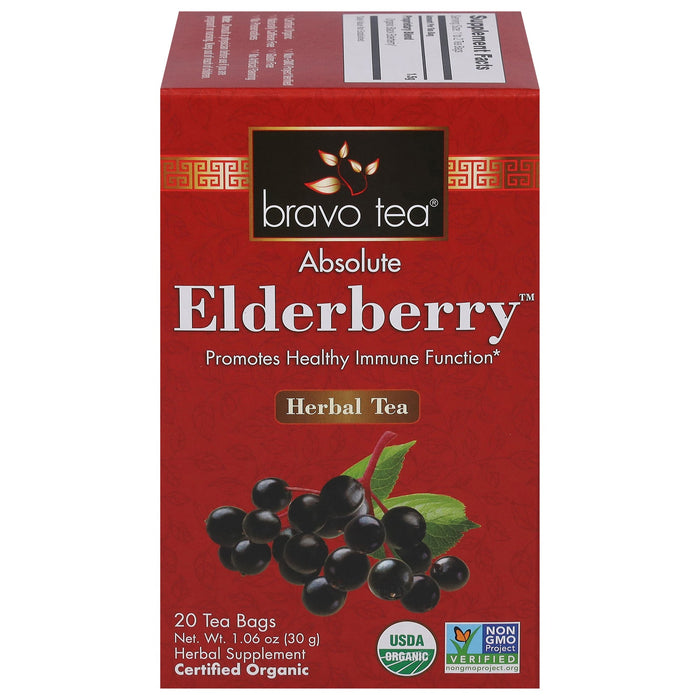 Bravo Teas&herbs - Tea Elderberry - 1 Each-20 Bag Biskets Pantry 