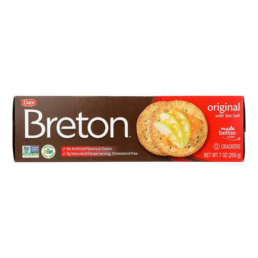 Breton/dare - Crackers Original - Case Of 12-7 Oz Biskets Pantry 