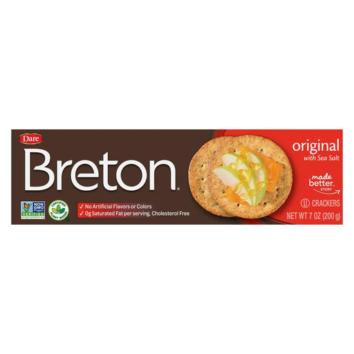 Breton/dare - Crackers Original - Case Of 12-7 Oz Biskets Pantry 