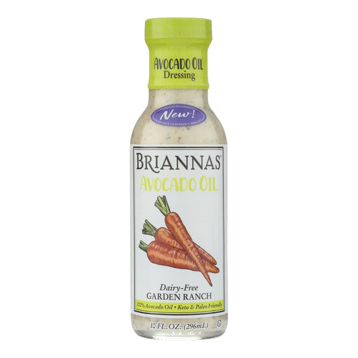 Brianna's - Dressing Df Ranch Avo Oil - Case Of 6-10 Fz Biskets Pantry 