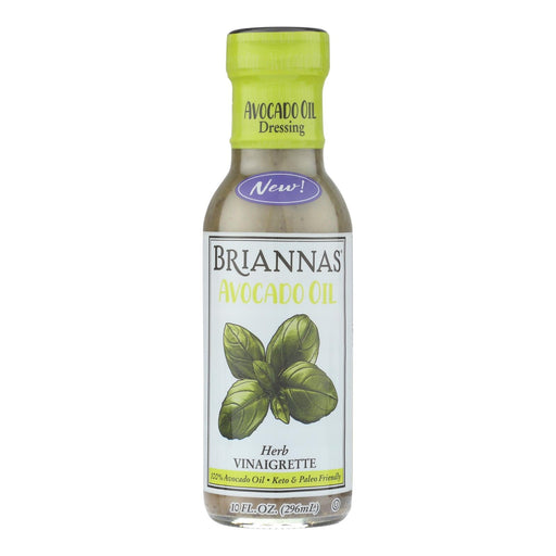 Brianna's - Dressing Herb Vin Avo Oil - Case Of 6-10 Fz Biskets Pantry 