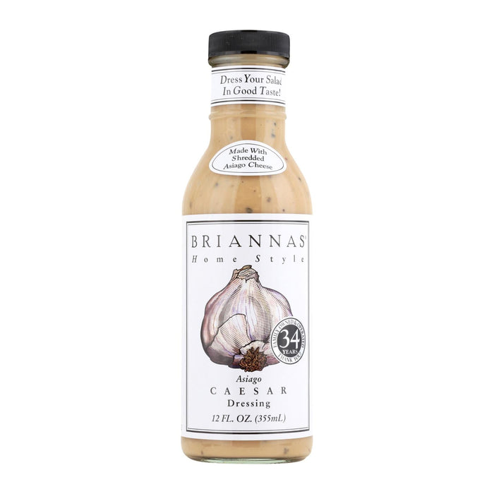Brianna's - Salad Dressing - Asiago Caesar - Case Of 6 - 12 Fl Oz. Biskets Pantry 