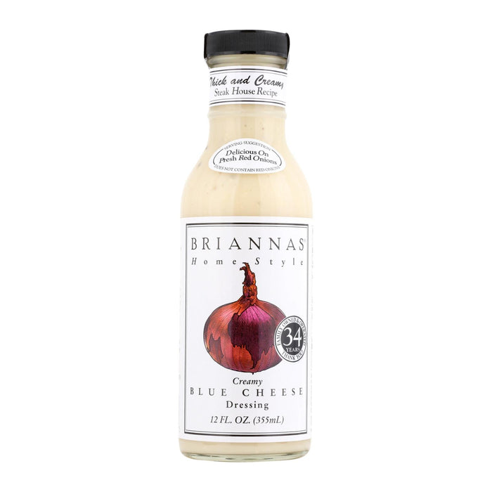 Brianna's - Salad Dressing - Creamy Blue Cheese - Case Of 6 - 12 Fl Oz. Biskets Pantry 