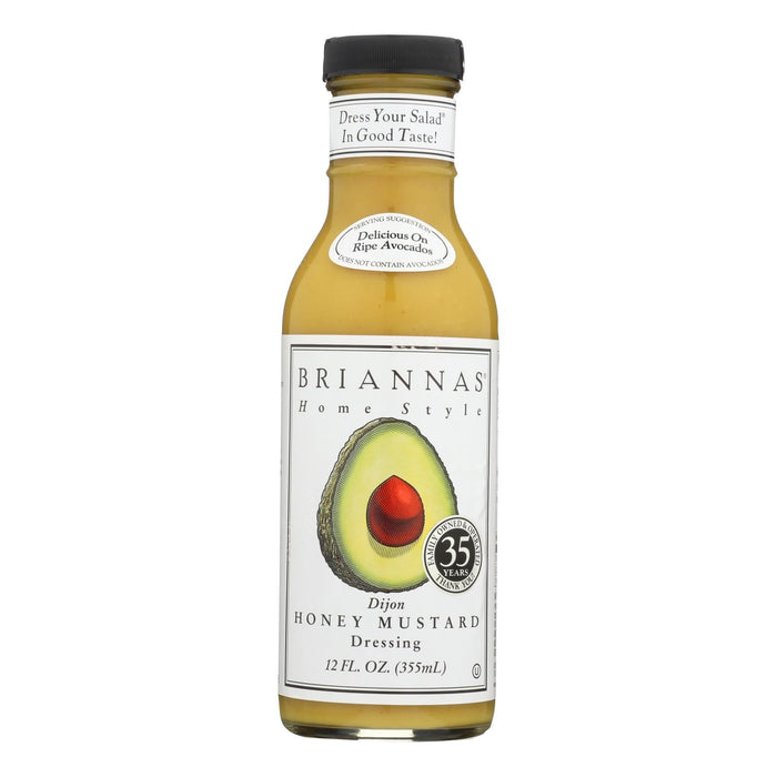 Brianna's - Salad Dressing - Dijon Honey Mustard - Case Of 6 - 12 Fl Oz. Biskets Pantry 