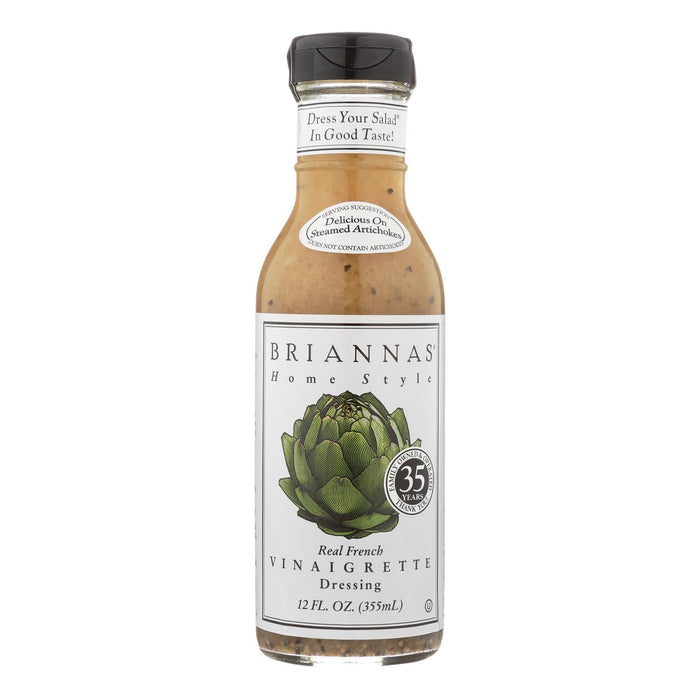 Brianna's - Salad Dressing - Real French Vinaigrette - Case Of 6 - 12 Fl Oz. Biskets Pantry 