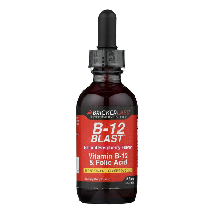 Bricker Labs - Blast B12 Vitamin B12 And Folic Acid - 2 Fl Oz Biskets Pantry 