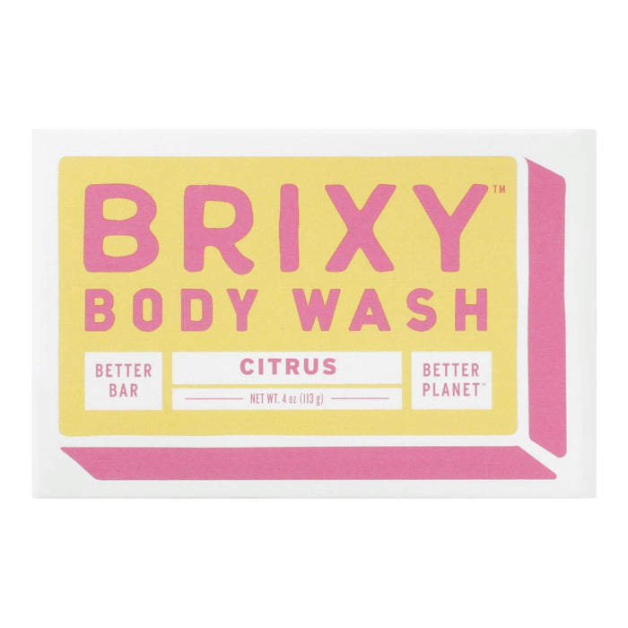 Brixy - Body Wash Bar Citrus - 1 Each -4 Oz Biskets Pantry 