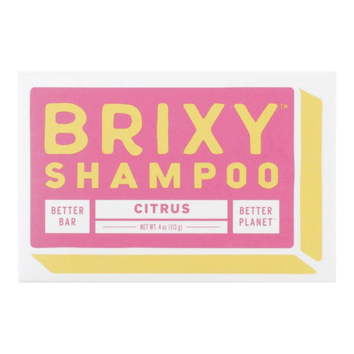 Brixy - Shampoo Bar Citrus - 1 Each -4 Oz Biskets Pantry 