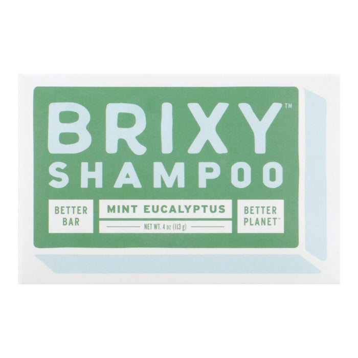 Brixy - Shampoo Bar Mint Euclypt - 1 Each -4 Oz Biskets Pantry 