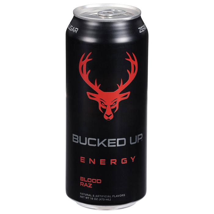 Bucked Up - Energy Drink Blood Raz - Case Of 12-16 Oz Biskets Pantry 